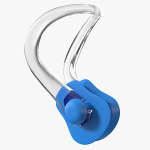 Swimming Nose Clip Blue model