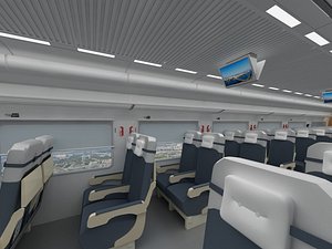 High Speed Railway Carriages Interior