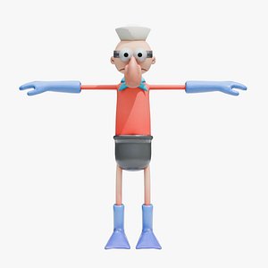 Barnacle Boy - SpongeBob model
