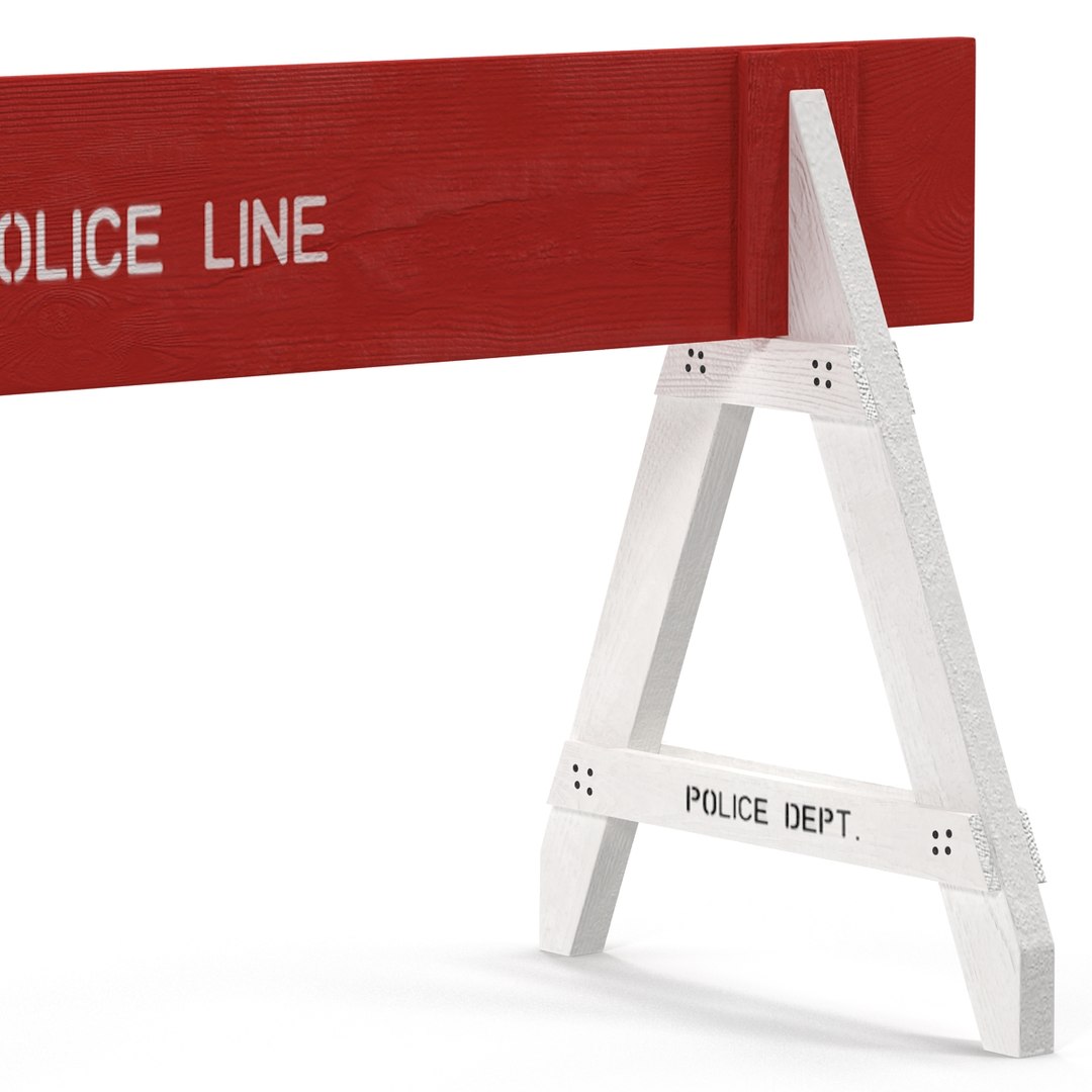 Max Police Road Wooden Barrier