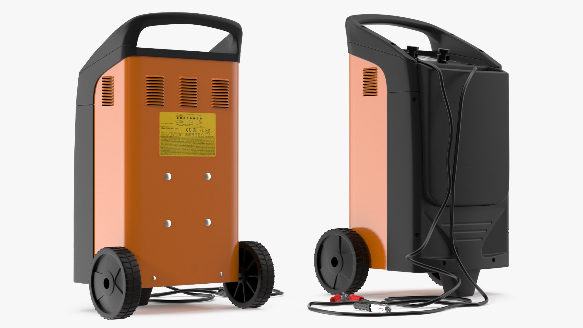 Professional Automotive Battery Charging System 3D model preview
