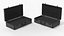 Protective Carry Case with Locks and Foam Insert Black