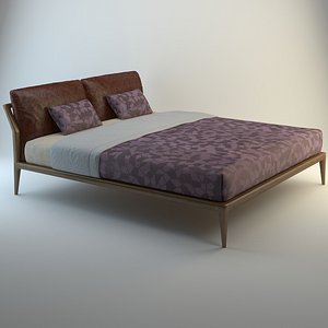 3d model selva bed indigo