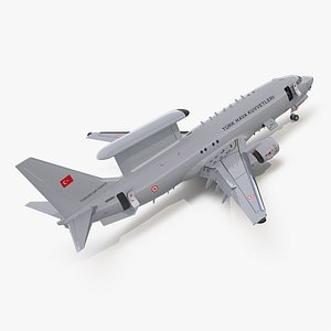 Boeing 737-7ES Peace Eagle Aircraft Rigged 3D Model