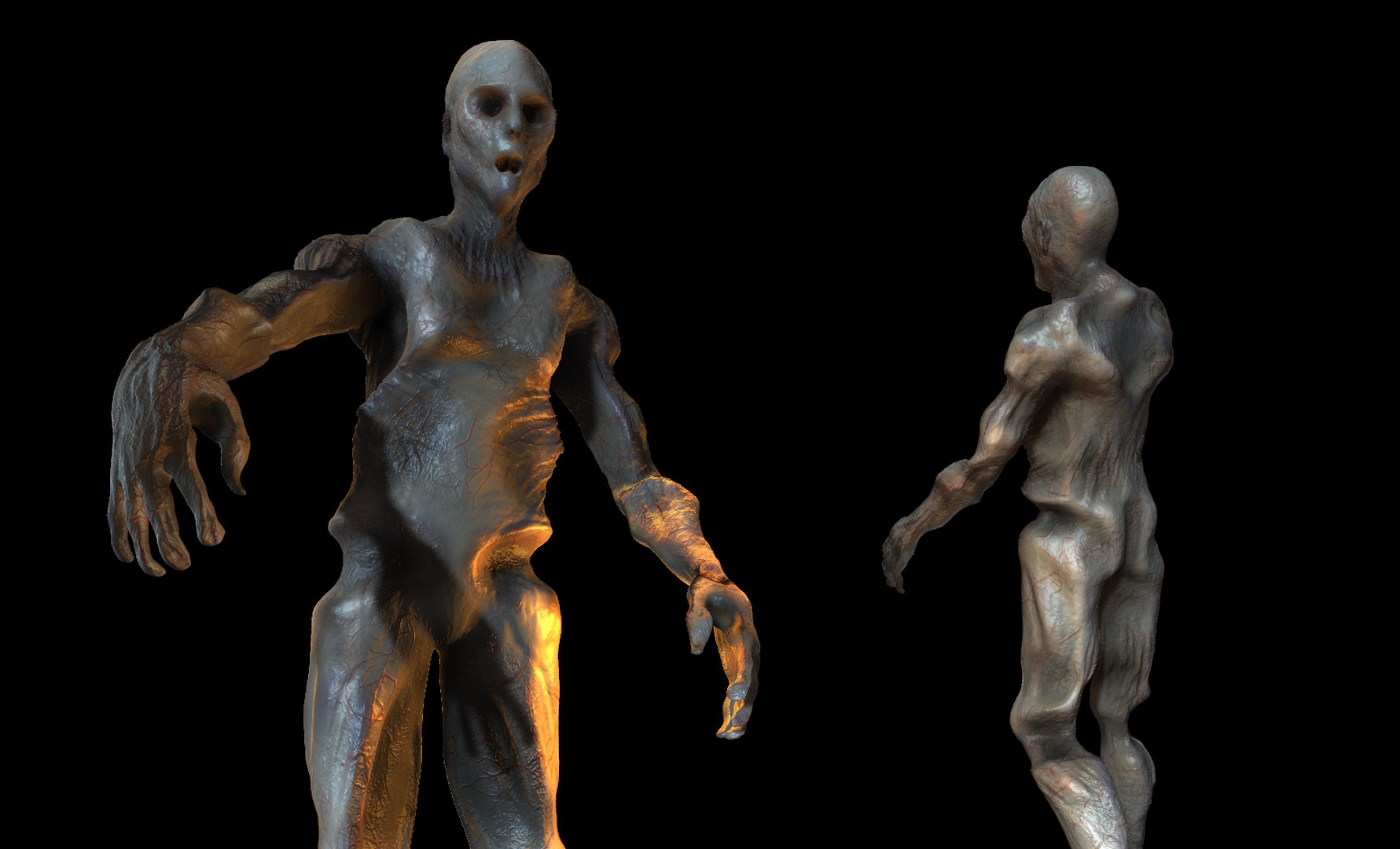 Rigged Zombie Mutation 3D Model - TurboSquid 1434793