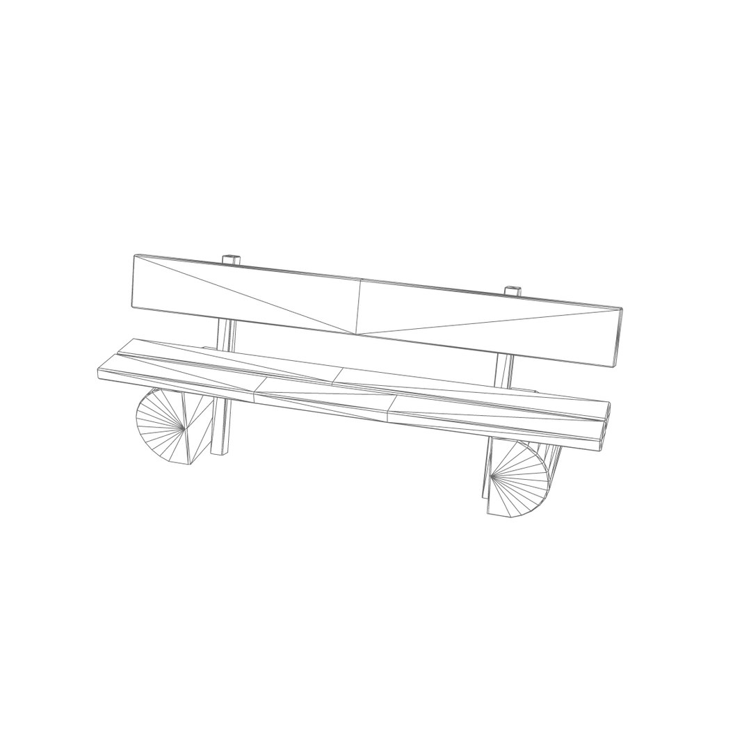 bench 3D model https://p.turbosquid.com/ts-thumb/PK/NUDNMf/sea29GuL/bench_6_1wireframe/jpg/1524655415/1920x1080/fit_q87/737d51f96e1801d322c638a06556485c2b3f522c/bench_6_1wireframe.jpg