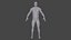 Modello 3D low-poly del corpo di base maschile e femminile