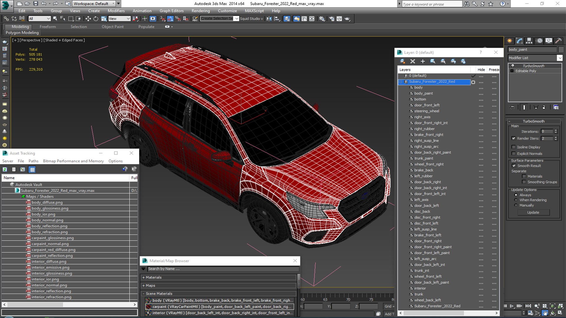 3D Subaru Forester 2022 Red model https://p.turbosquid.com/ts-thumb/PK/T6bo3E/OE/subaruforester2022redvray3dmodel047/jpg/1689930624/1920x1080/fit_q87/4ec4933da8157c0232e852b2bd8141f5220b99cb/subaruforester2022redvray3dmodel047.jpg