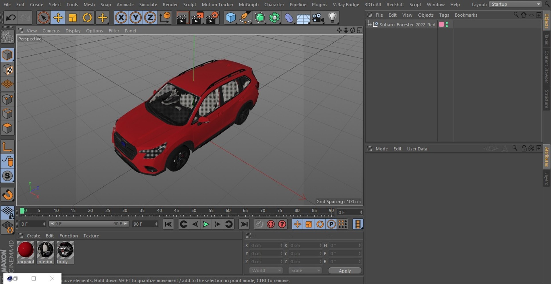 3D Subaru Forester 2022 Red model https://p.turbosquid.com/ts-thumb/PK/T6bo3E/PH/subaruforester2022redvray3dmodel049/jpg/1689930629/1920x1080/fit_q87/0660809d960b87eca02b323973c6610e40560722/subaruforester2022redvray3dmodel049.jpg