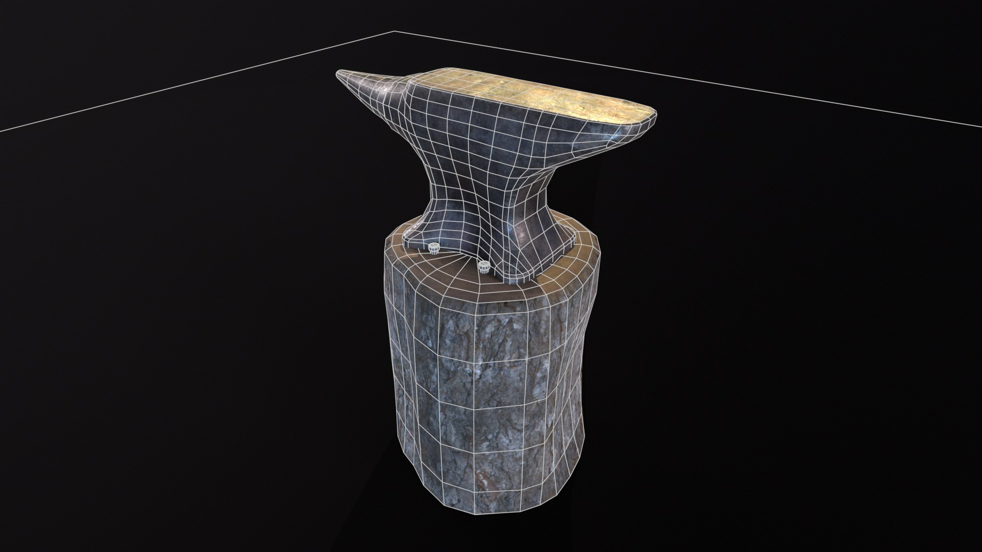 3D Model Old Medieval Anvil - TurboSquid 2121162
