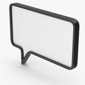3D Speech Bubble