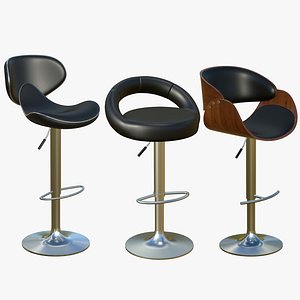 Bar Stool Chair V22 3D