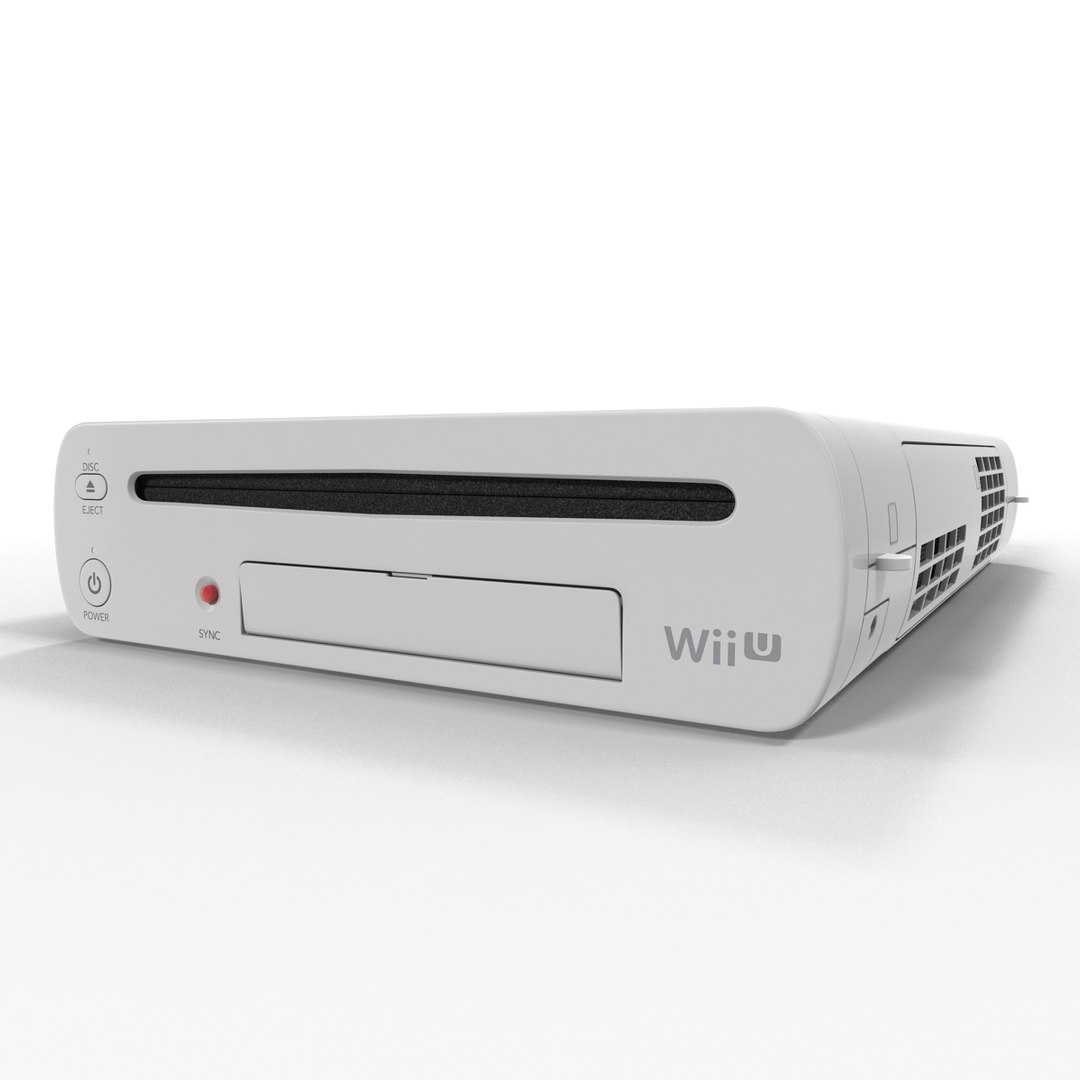 Nintendo Wii U Console Preto Modelo 3D - TurboSquid 932044, wii u console