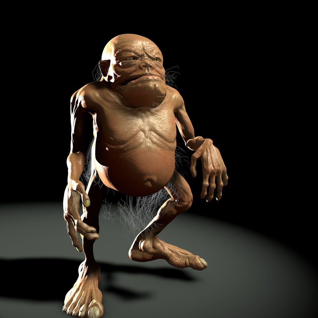 Goblin Rigged 3d C4d