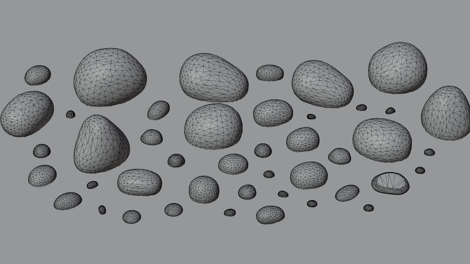 3D Stylized Low Poly Cartoon Rocks - TurboSquid 2426499