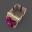 Christmas BOX Open2 Ribbon cream