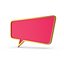 Pink Speech Bubble