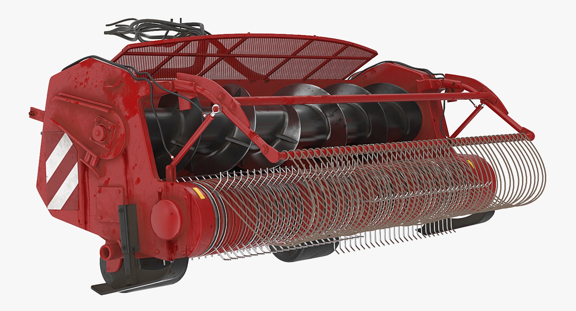 Combine Harvester Draper Header Model - TurboSquid 1330725