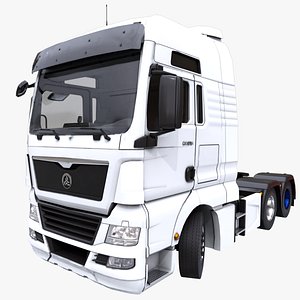 Heavy Truck 04 Chassis White All PBR Unity UE Textures model