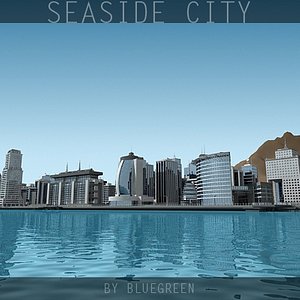 definition city sea 3d 3ds