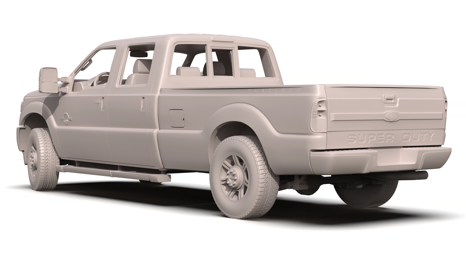 Modelo 3d Ford F250 Super Duty 2011 2016 Turbosquid 662208