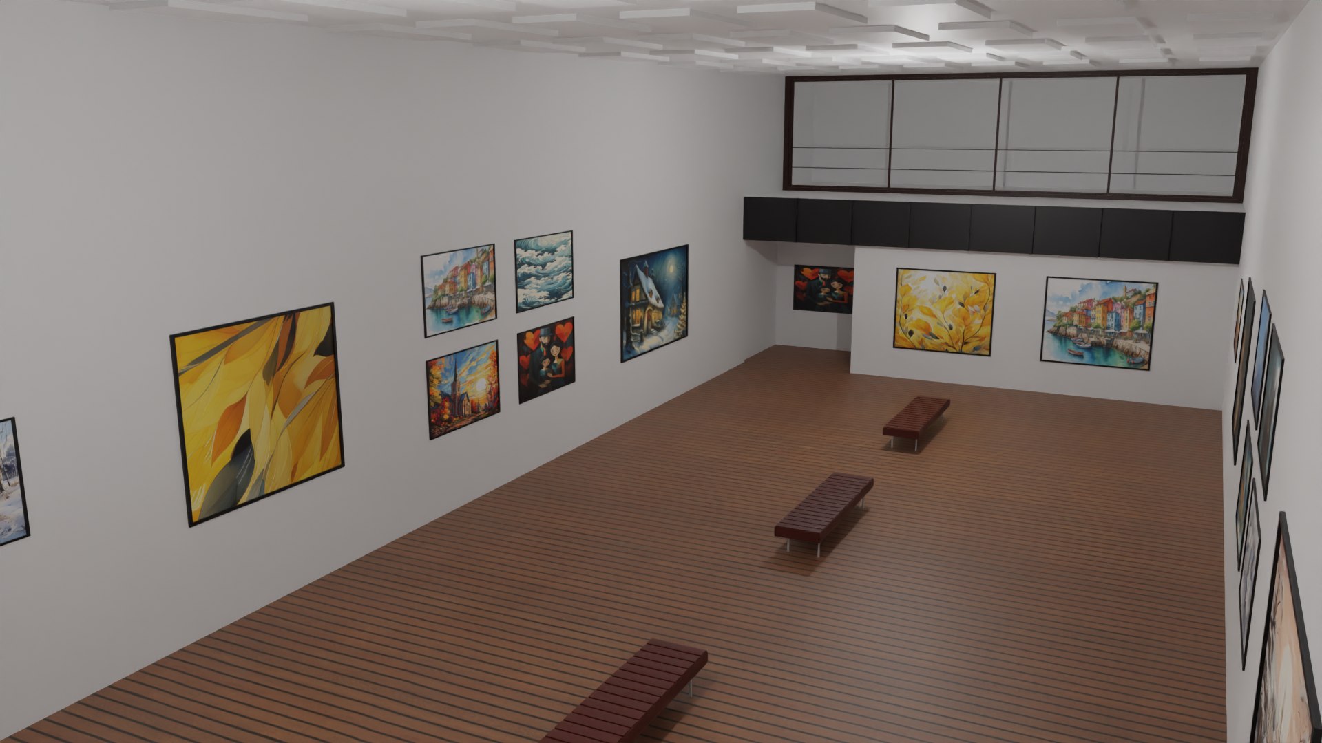 Art Gallery Model - TurboSquid 2157894