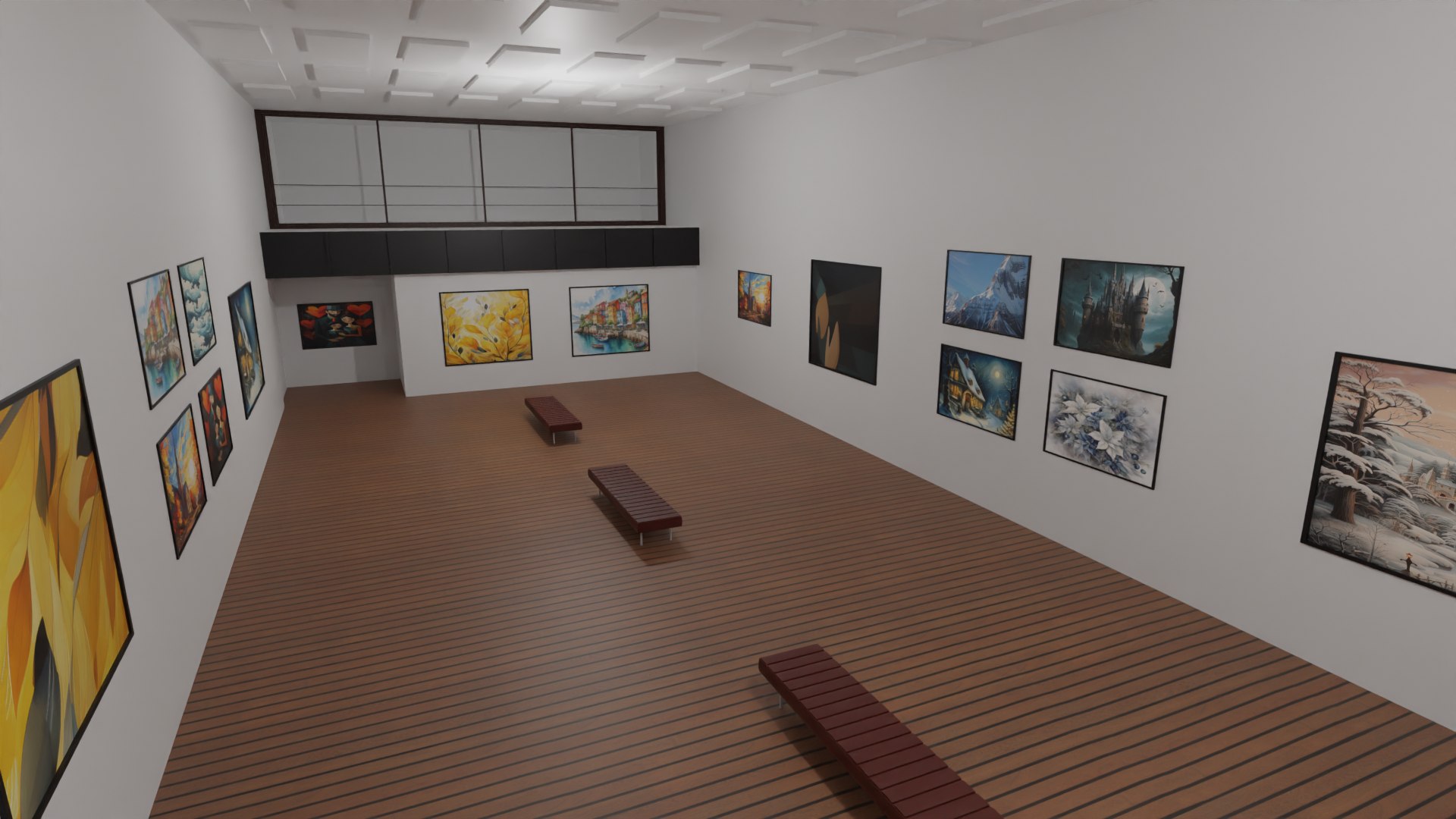 Art Gallery Model - TurboSquid 2157894