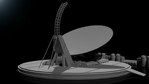 solar plant 3d model