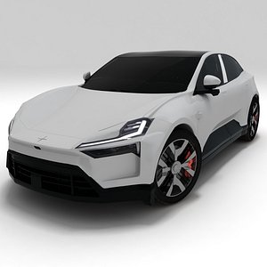 3D Polestar 4 2024