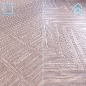 3D model Parquet - Laminate - Wooden floor 2 in 1