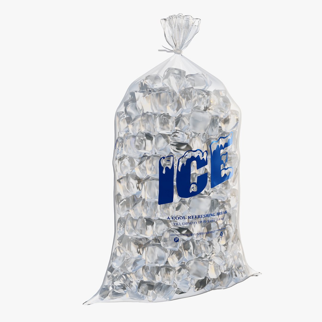 Plastic Bag Ice Cubes 3D - TurboSquid 1491722