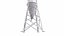 Rostiges Lagersilo Low-Poly PBR