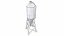 Rostiges Lagersilo Low-Poly PBR