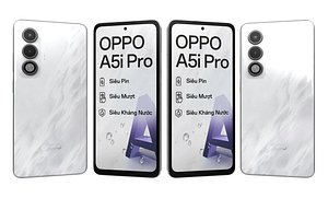 OPPO A5i Pro 5G Mist White 3D
