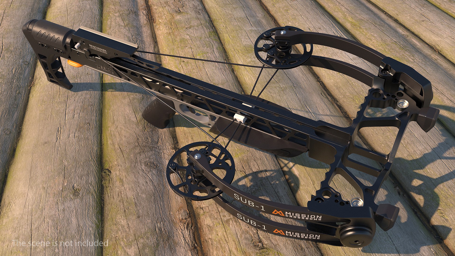 Crossbow Mission Sub-1 XR Black 3D model preview