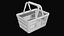 3D model Shopping Basket - Red