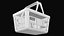 3D model Shopping Basket - Red