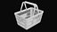 3D model Shopping Basket - Red