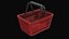 3D model Shopping Basket - Red