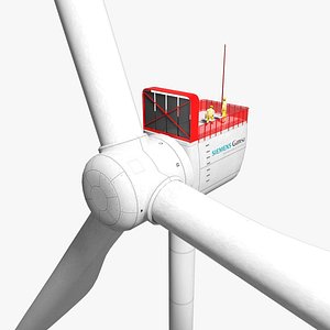 3D Wind Turbine SG11 200DD