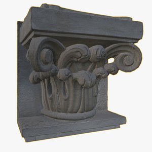 3D Scan of a Decorative Architectural Capital 3D model