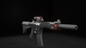 3D model Mk18 M4