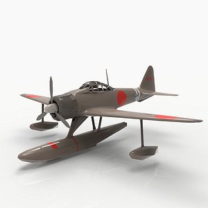 3D Float Plane Fighter - Japanese Nakajima A6M2-N model