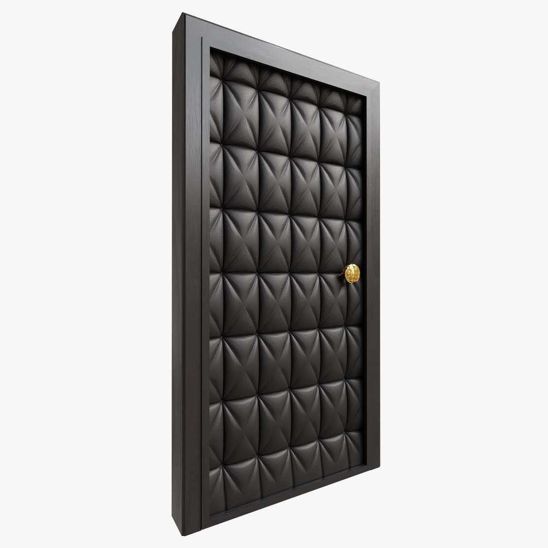 One-way Leather Tufted Padded Door 3D model - TurboSquid 2094052