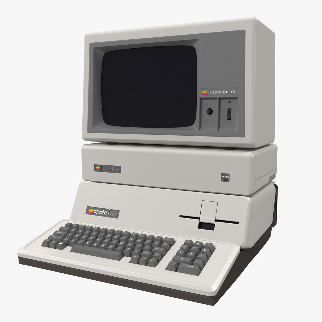 Personal Computer Apple III 3D Model 3D model preview