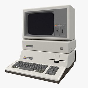 Personal Computer Apple III 3D Model