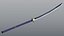Japanese Nagamaki Pole Sword PBR