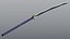 Japanese Nagamaki Pole Sword PBR