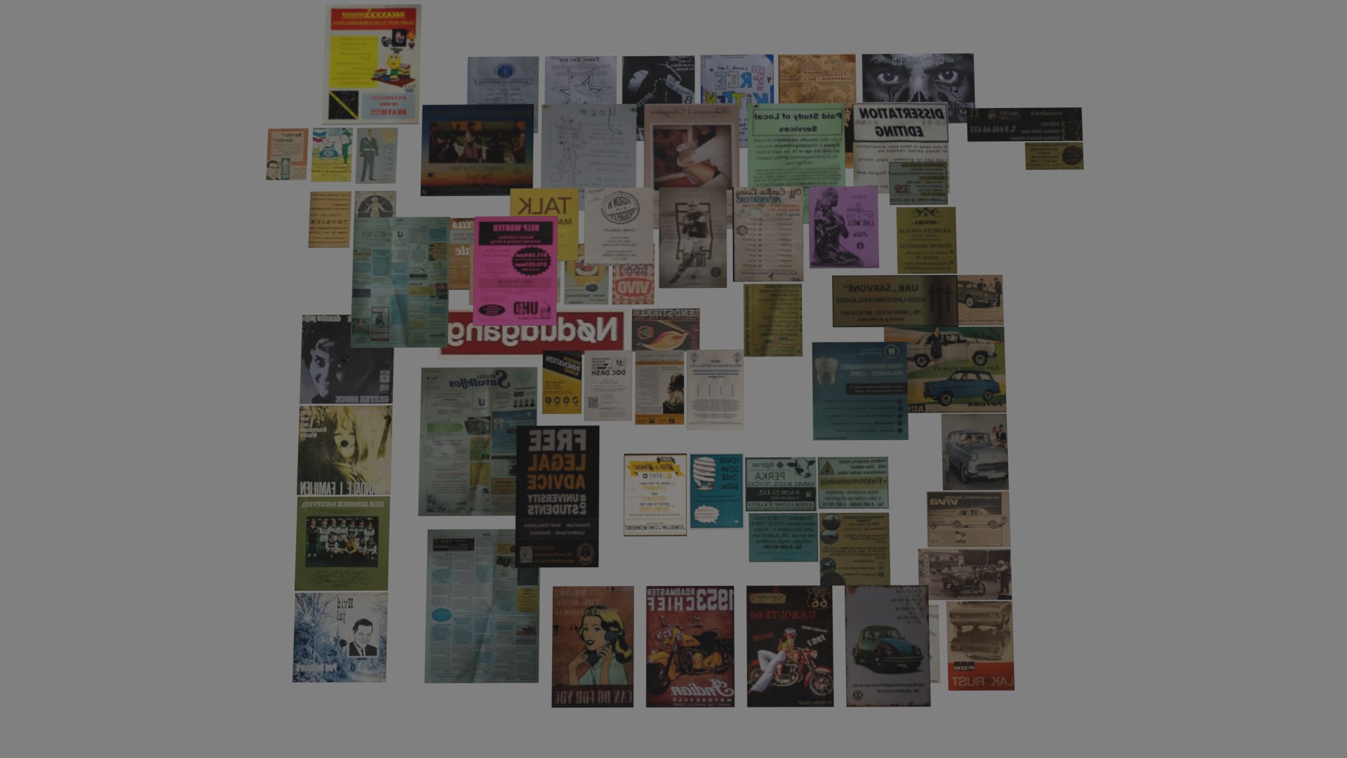 3D 67 flyer-advertisement-sticker pack Texture model - TurboSquid 2068694