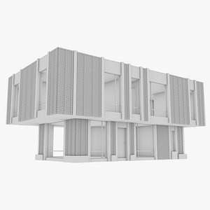3D modern house interior 8